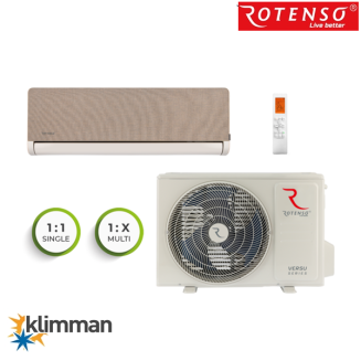 Klimatyzator Rotenso Versu Cloth Caramel VCC26Xi R16 - 2,6 kW - 4