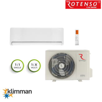 Klimatyzator Rotenso Versu Pure VP35Xi R15/R16 - 3,5 kW - zestaw - 2