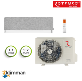 Klimatyzator Rotenso Versu Cloth Stone VCS26Xi R15/R16 - 2,6 kW - zestaw - 4
